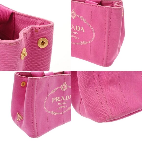 PRADA Canapa mini Pink BN2439 hand bag 800000135674000 - Picture 7 of 10